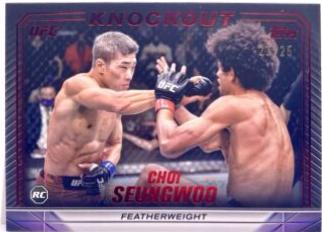 SeungWoo Choi 2024 Topps Knockout UFC Base #96 Red