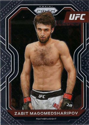 Zabit Magomedsharipov 2021 Panini Prizm UFC Base #93 White Sparkle