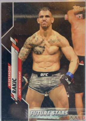 Aleksandar Rakic 2020 Topps UFC Base #78 Black