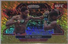 Neil Magny 2022 Panini Prizm UFC Base #48 Gold Shimmer