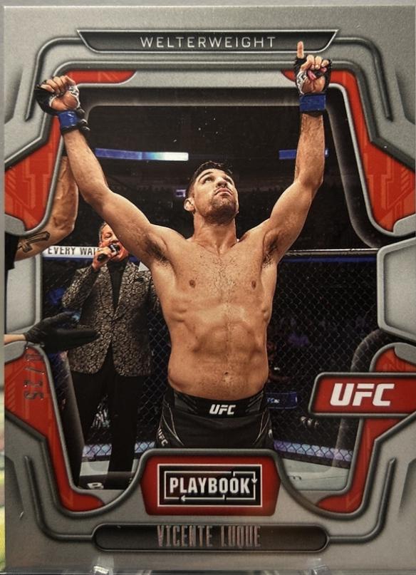 Vicente Luque 2023 Panini Chronicles UFC Base Playbook #113 Silver
