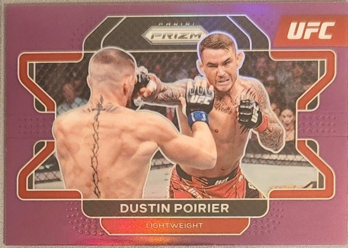 Dustin Poirier 2022 Panini Prizm UFC Base #21 Purple