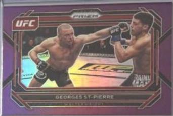 Georges St-Pierre 2023 Panini Prizm UFC Base #32 Purple