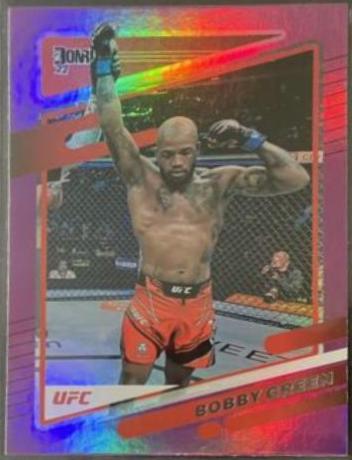 King Green 2022 Panini Donruss UFC Base #184 Purple Flood