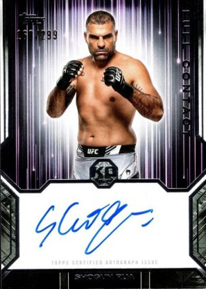 Mauricio Rua 2025 Topps Knockout UFC Full Contact #FC-SR Platinum