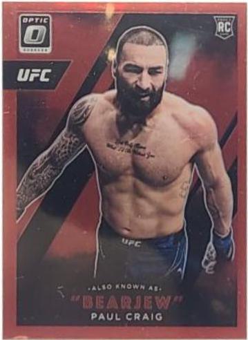 Paul Craig 2022 Panini Donruss Optic UFC Also Known As #11 Purple