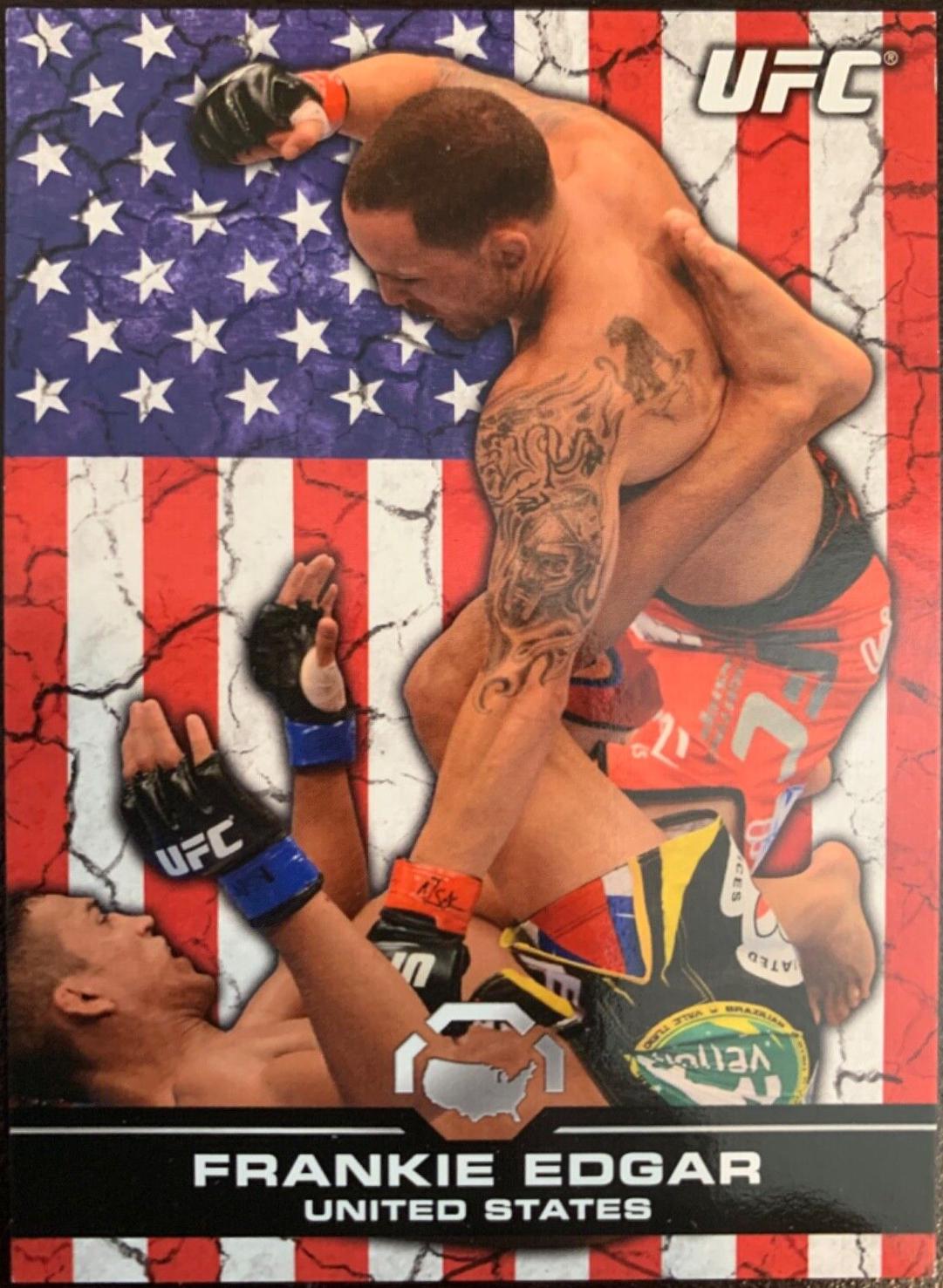 Frankie Edgar 2013 Topps UFC Bloodlines Base #24 Flag