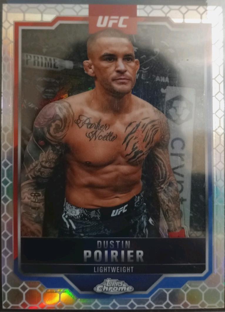 Dustin Poirier 2025 Topps Chrome UFC Base #7 OctaFractor