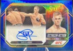 Ian Machado Garry 2023 Panini Select UFC Octagon Action Signatures #26 Blue