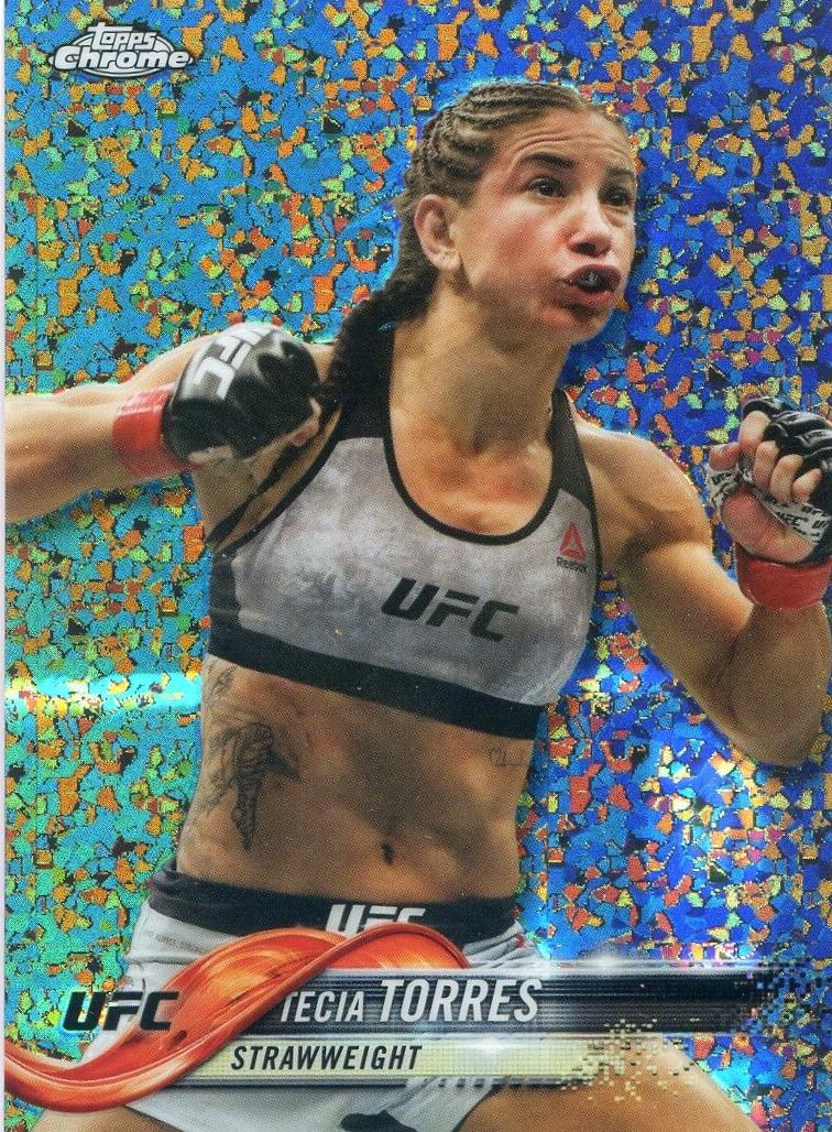 Tecia Pennington 2018 Topps Chrome UFC Base #48 Diamond Hot Box