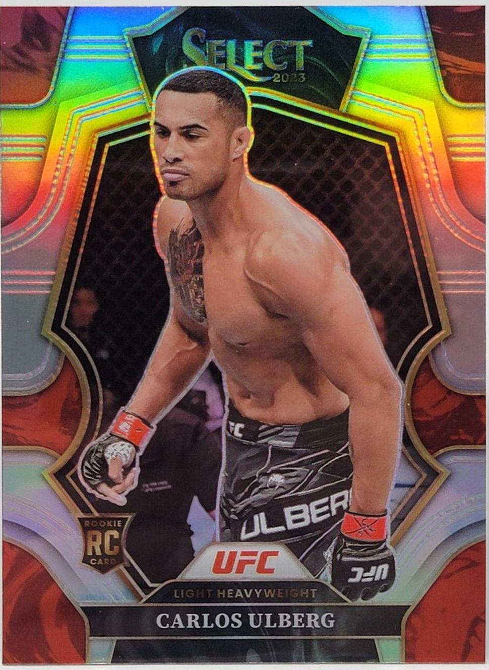 Carlos Ulberg 2023 Panini Select UFC Premier Level #150 Silver