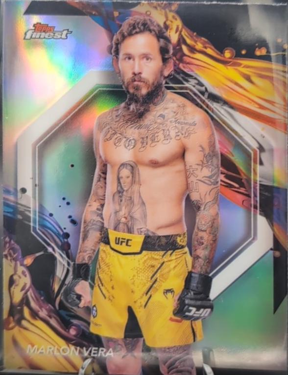 Marlon Vera 2024 Topps Finest UFC Base Uncommon #189 Refractor