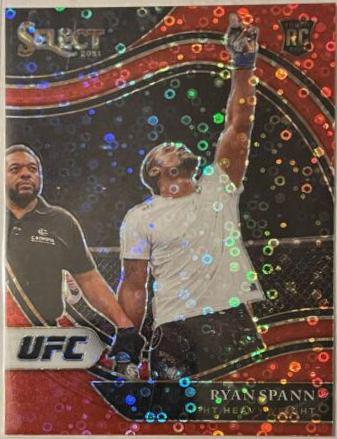 Ryan Spann 2021 Panini Select UFC Octagonside #287 Red Disco
