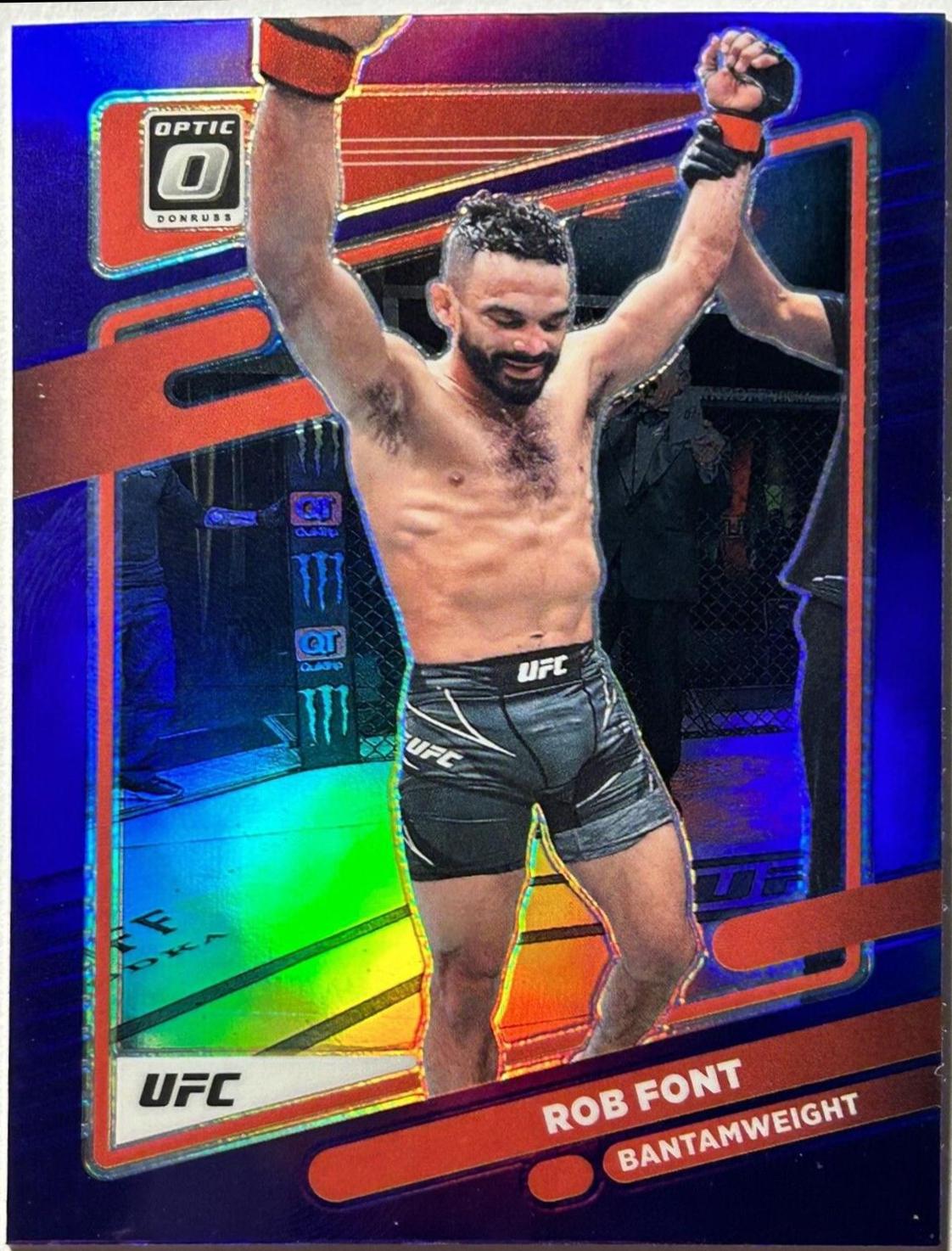 Rob Font 2022 Panini Donruss Optic UFC Base #18 Purple