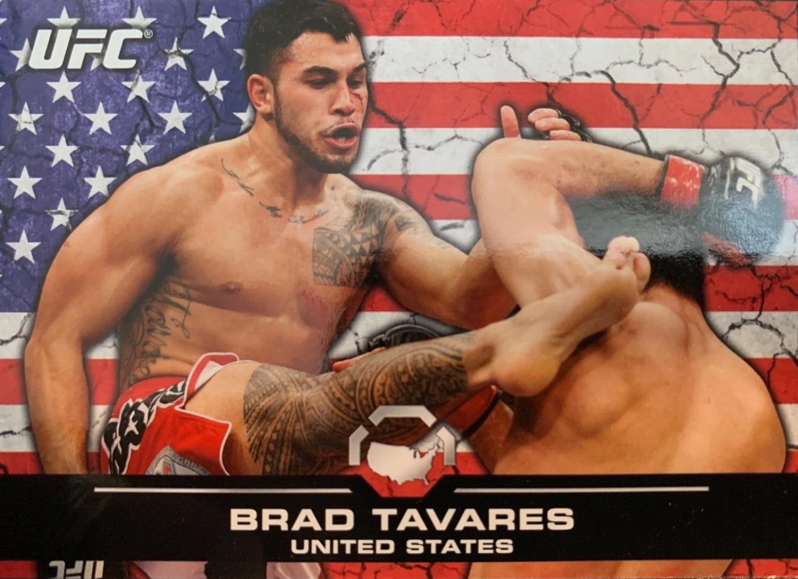 Brad Tavares 2013 Topps UFC Bloodlines Base #27 Flag