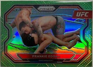 Frankie Edgar 2021 Panini Prizm UFC Base #158 Neon Green