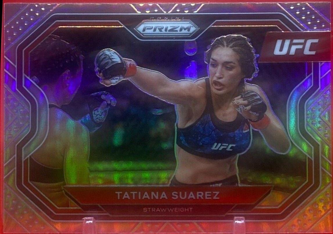 Tatiana Suarez 2021 Panini Prizm UFC Base #187 Silver
