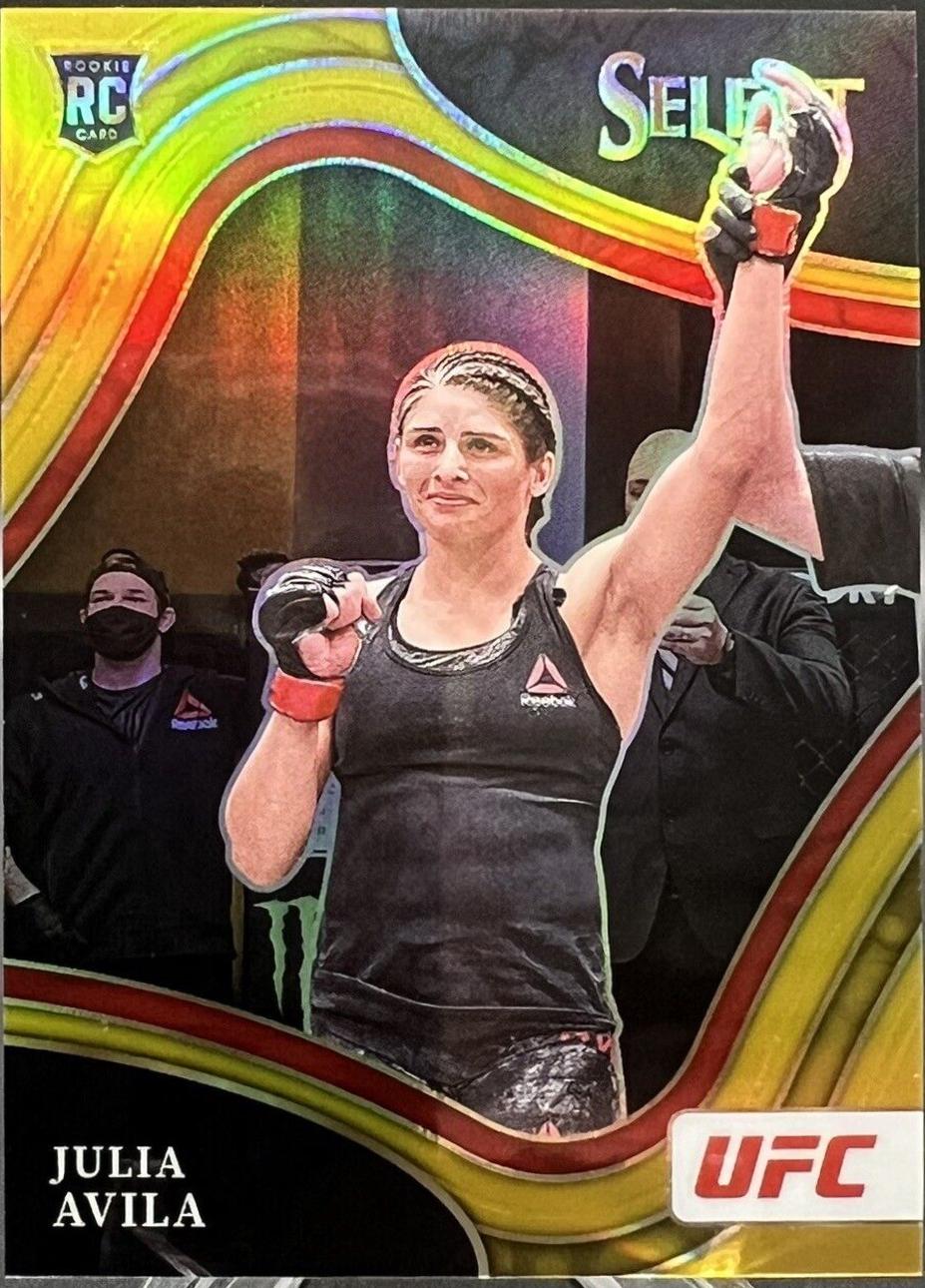 Julia Avila 2022 Panini Select UFC Octagonside #246 Gold