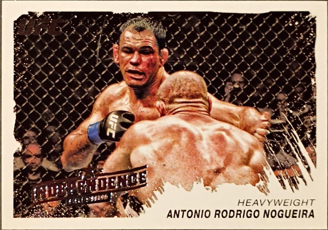 Antonio Rodrigo Nogueira 2011 Topps UFC Moment of Truth Base #50 Independence Edition