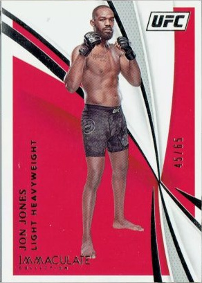 Jon Jones 2021 Panini Immaculate UFC Base #6 Gold