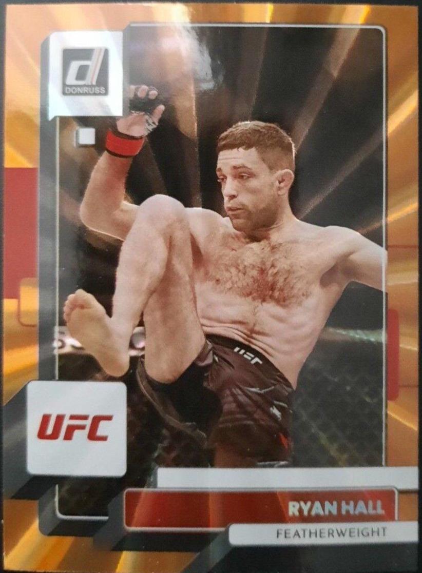 Ryan Hall 2023 Panini Donruss UFC Base #9 Orange Laser