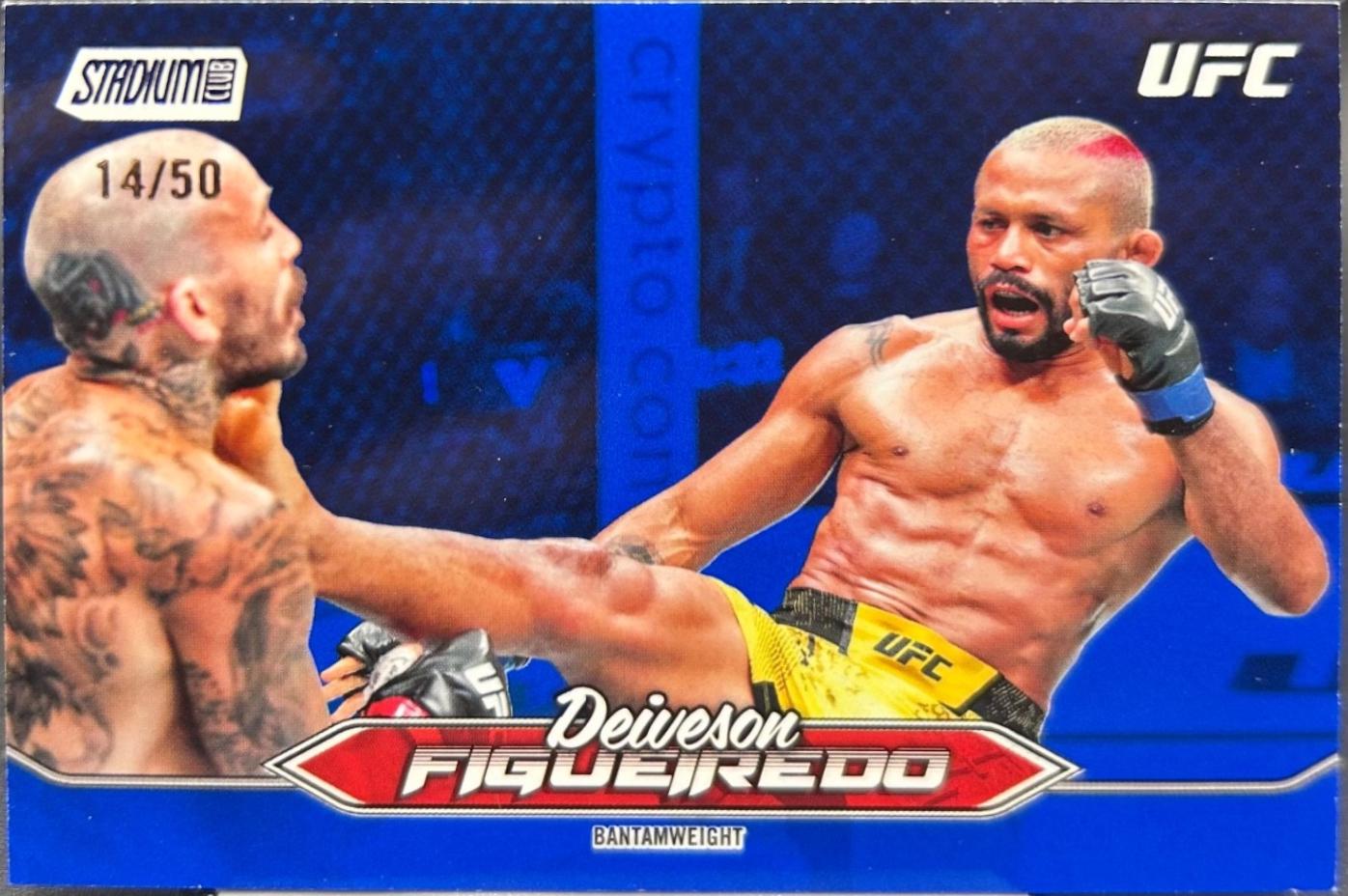 Deiveson Figueiredo 2025 Topps Stadium Club UFC Base #3 Blue