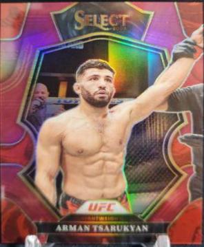 Arman Tsarukyan 2023 Panini Select UFC Premier Level #188 Maroon