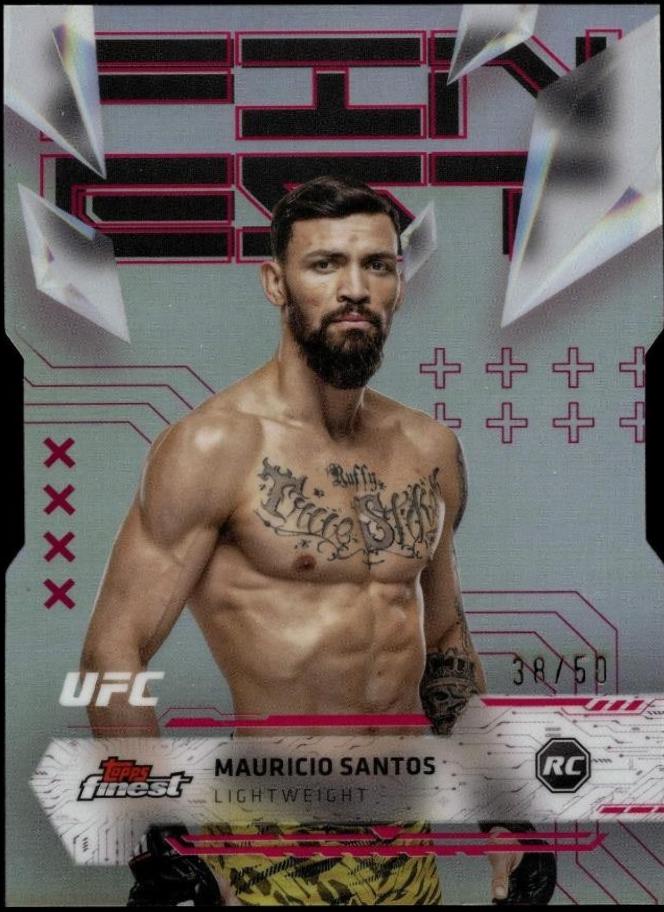 Mauricio Ruffy 2025 Topps Finest UFC Base Uncommon #161 Die Cut