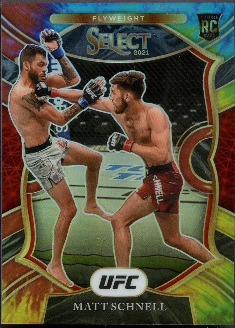 Matt Schnell 2021 Panini Select UFC Concourse #85 Tie Dye