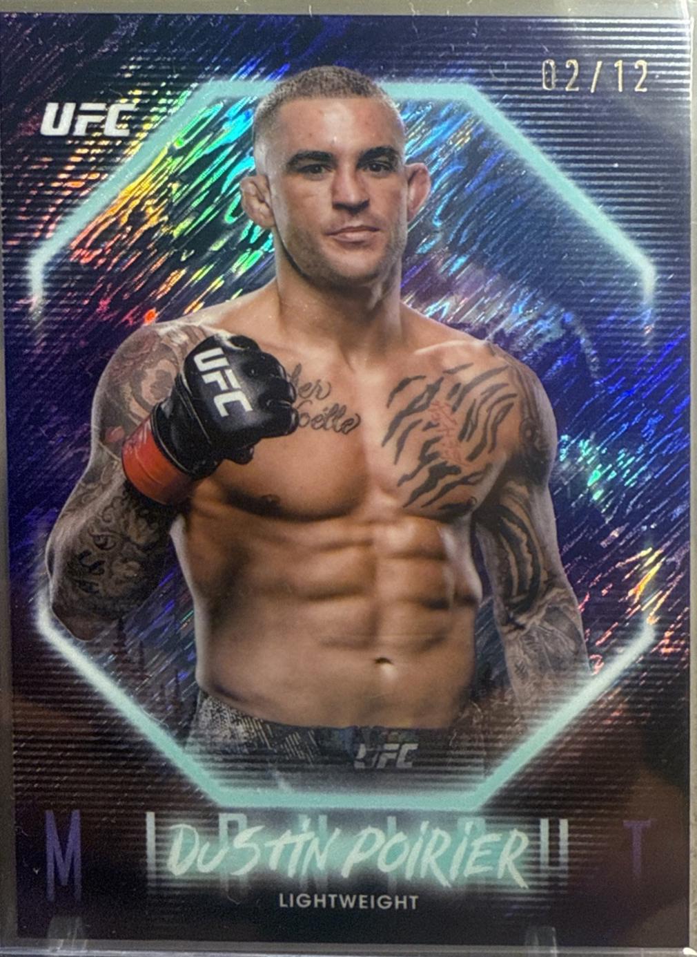 Dustin Poirier 2025 Topps Midnight UFC Base #84 Midnight