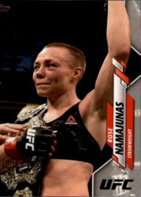 Rose Namajunas 2020 Topps UFC Base #7 Red