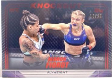 Manon Fiorot 2024 Topps Knockout UFC Base #8 Red