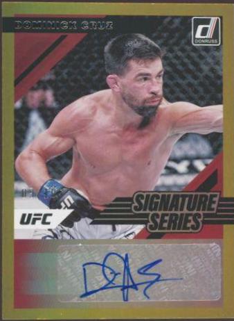 Dominick Cruz 2022 Panini Donruss UFC Signature Series #78 Gold