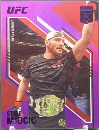 Stipe Miocic 2021 Panini Chronicles UFC Base Elite #150 Purple