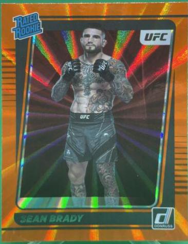 Sean Brady 2022 Panini Donruss UFC Base #214 Orange