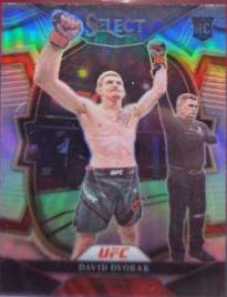David Dvorak 2023 Panini Select UFC Concourse #42 Silver