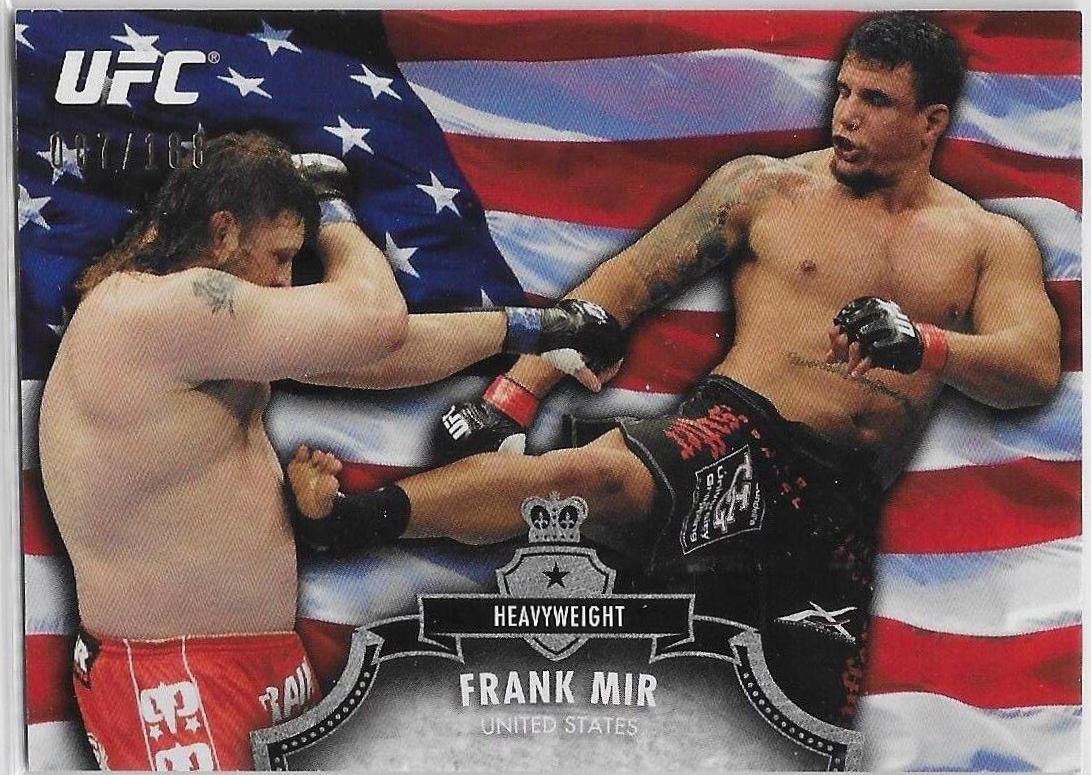 Frank Mir 2012 Topps UFC Bloodlines Base #65 Flag