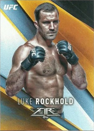 Luke Rockhold 2017 Topps UFC Fire Base #35 Inferno
