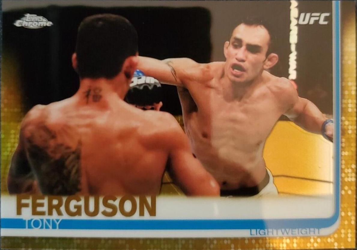 Tony Ferguson 2019 Topps Chrome UFC Base #41 Gold