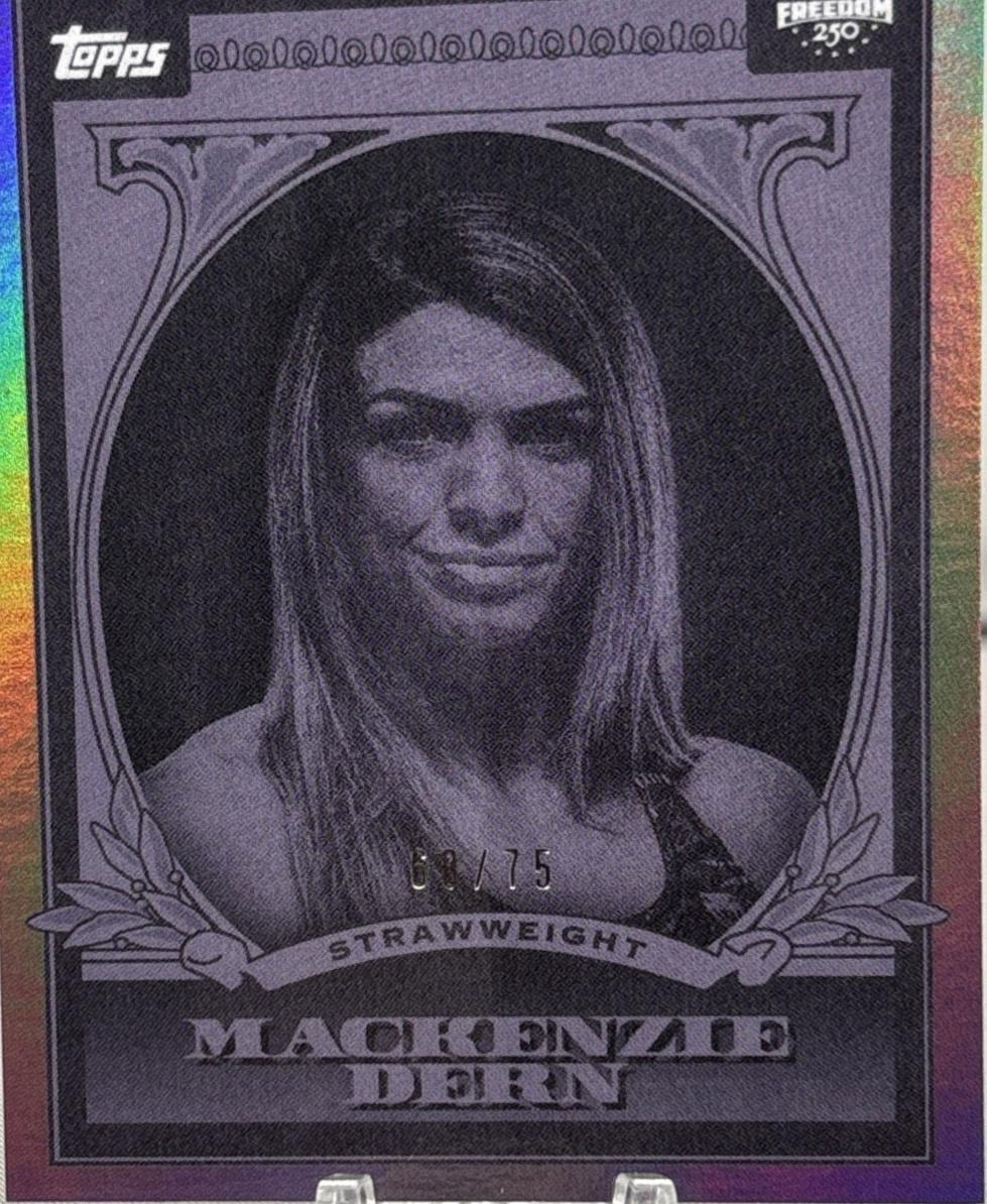 Mackenzie Dern 2026 Topps UFC Freedom 250 UFC Dollar #UD-27 Purple
