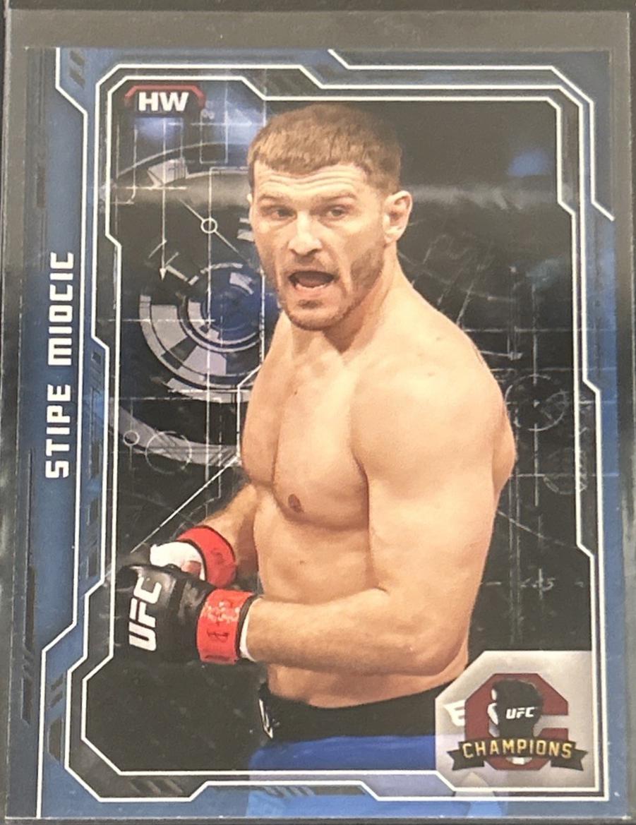 Stipe Miocic 2014 Topps UFC Champions Base #94 Blue