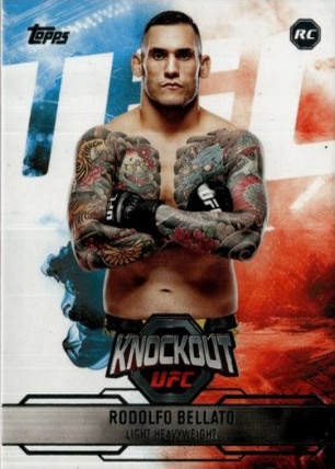 Rodolfo Bellato 2025 Topps Knockout UFC Base #57 Platinum