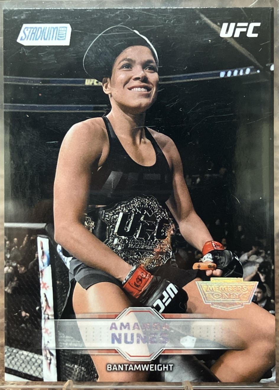 Amanda Nunes 2026 Topps Stadium Club UFC Base #14 Members Only