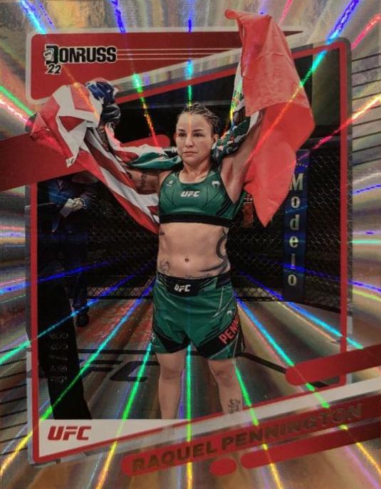 Raquel Pennington 2022 Panini Donruss UFC Base #174 Laser