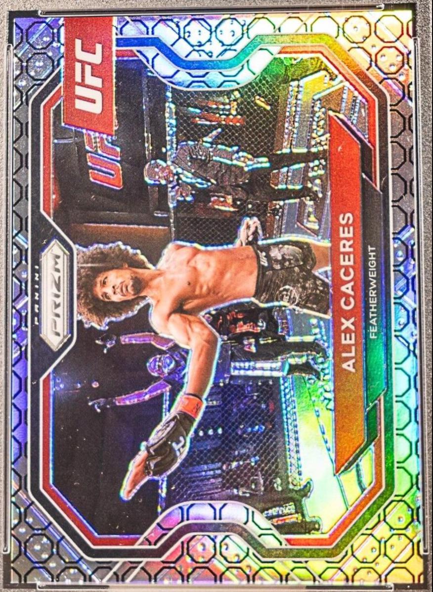 Alex Caceres 2021 Panini Prizm UFC Base #112 Octagon
