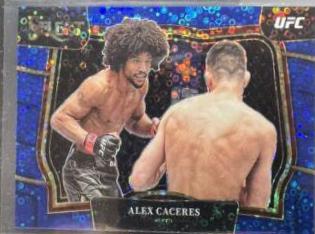 Alex Caceres 2023 Panini Select UFC Octagonside #212 Blue Disco