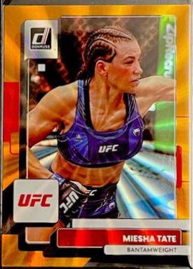 Miesha Tate 2023 Panini Donruss UFC Base #7 Orange Laser