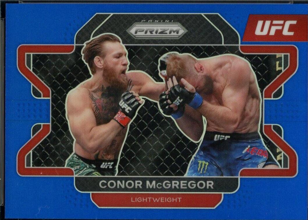 Conor McGregor 2022 Panini Prizm UFC Base #39 Blue