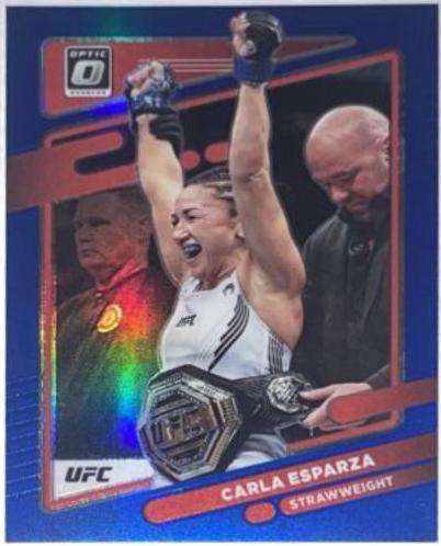 Carla Esparza 2022 Panini Donruss Optic UFC Base #1 Blue