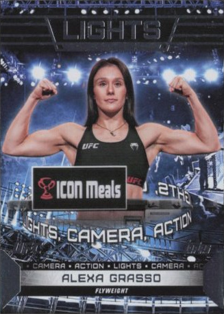 Alexa Grasso 2024 Topps Knockout UFC Lights (Lights, Camera, Action) #LTS-10 Black